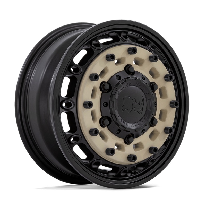 16×6.0 Black Rhino Arsenal AT Sand On Black
