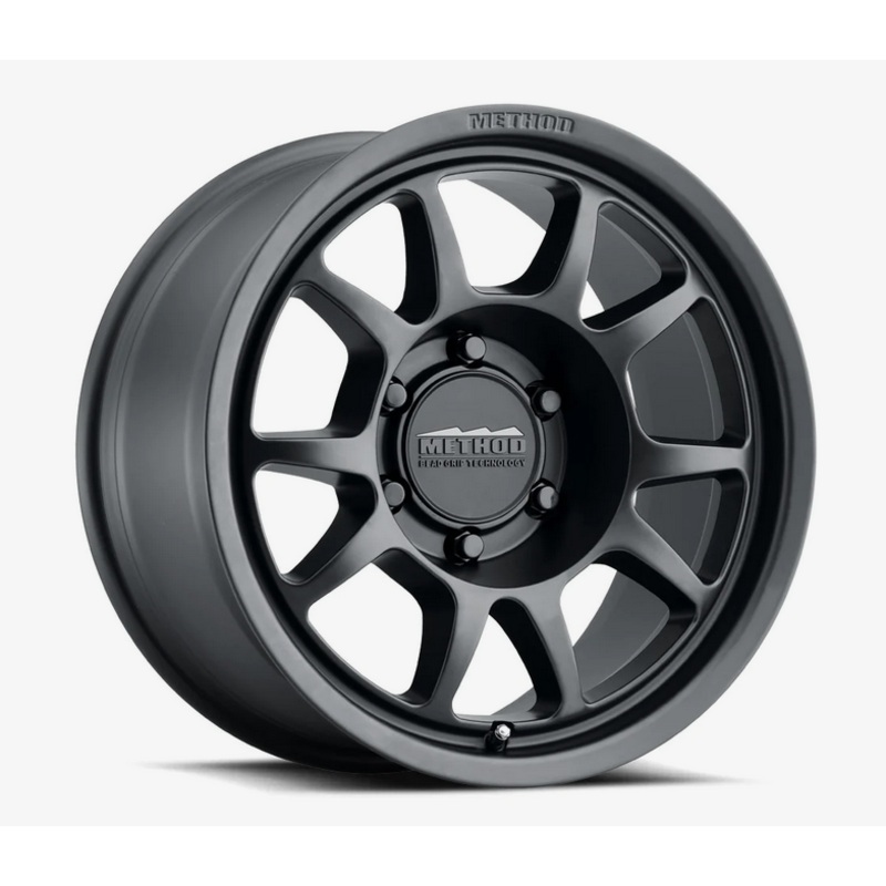 Method MR702 17×7.5 +50mm Offset 6×130 84.1mm CB Matte Black Wheel