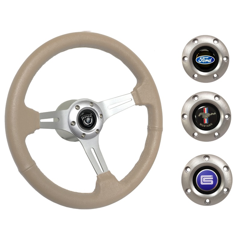 1984-04 Ford Mustang Steering Wheel Kit | Tan Leather | ST3014TAN
