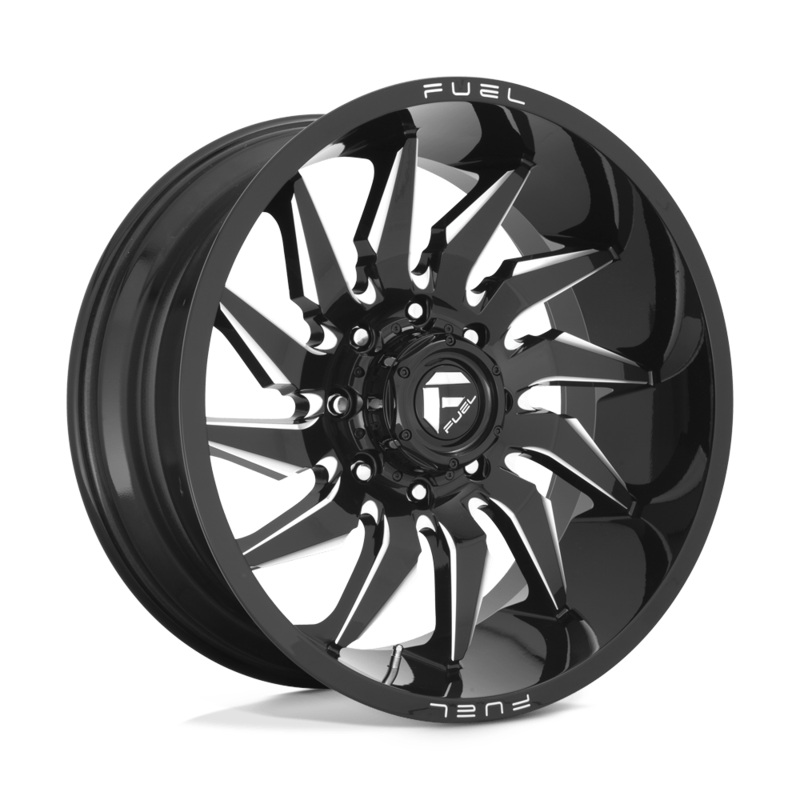 Fuel Wheels D744 Saber 24″ 8×165.1 Gloss Black Milled