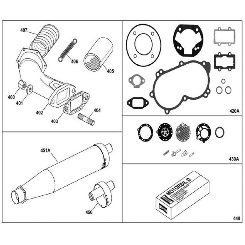 (440) IA-00601 Liquid Gasket for IAME X30 Crank Cases