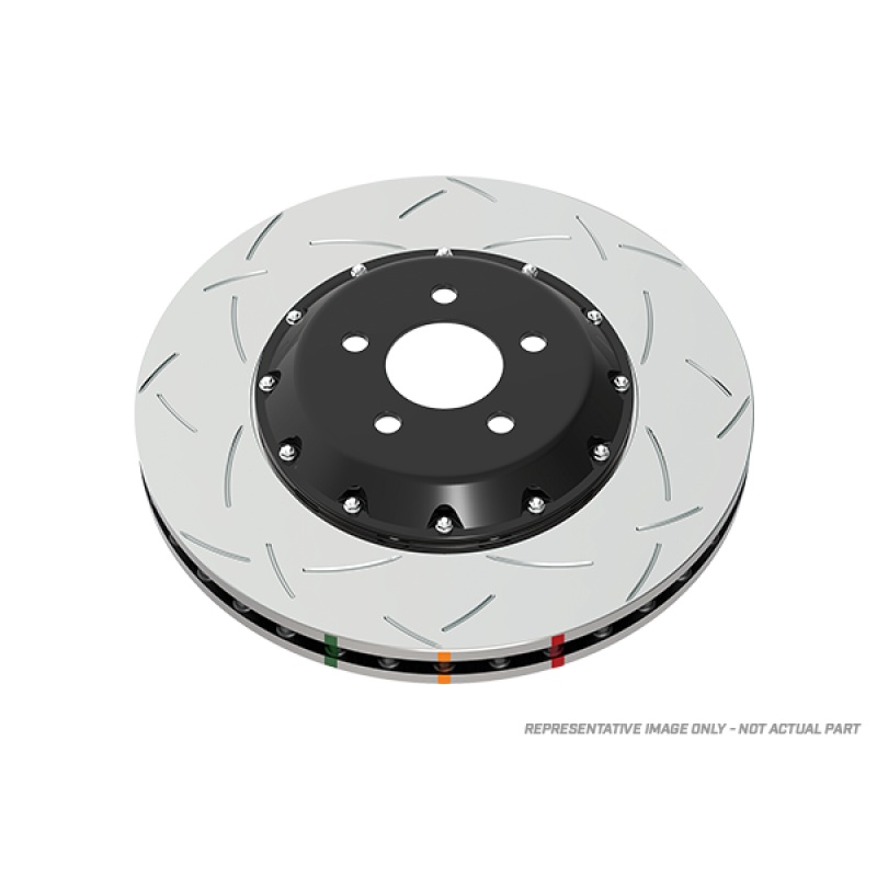 DBA 05-09 Subaru Legacy GT Front Slotted 5000 Series 2 Pcs Rotor w/ Black Hat w/ 10 Stud Pattern