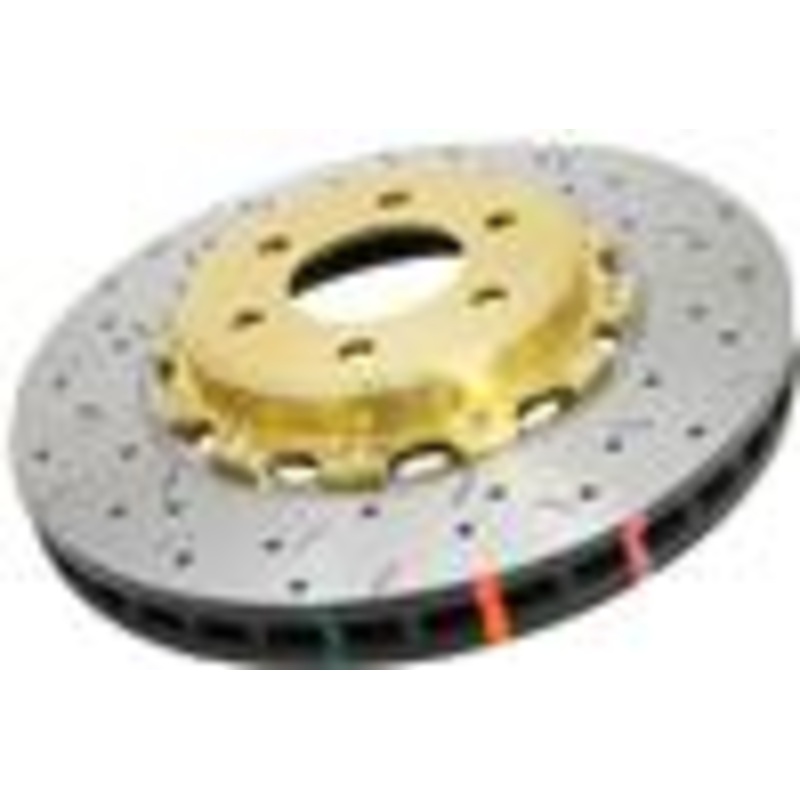DBA 95-97 Porsche 911 Carrera Front T3 5000 Series Uni-Directional Slotted Rotor w/ Black Hat