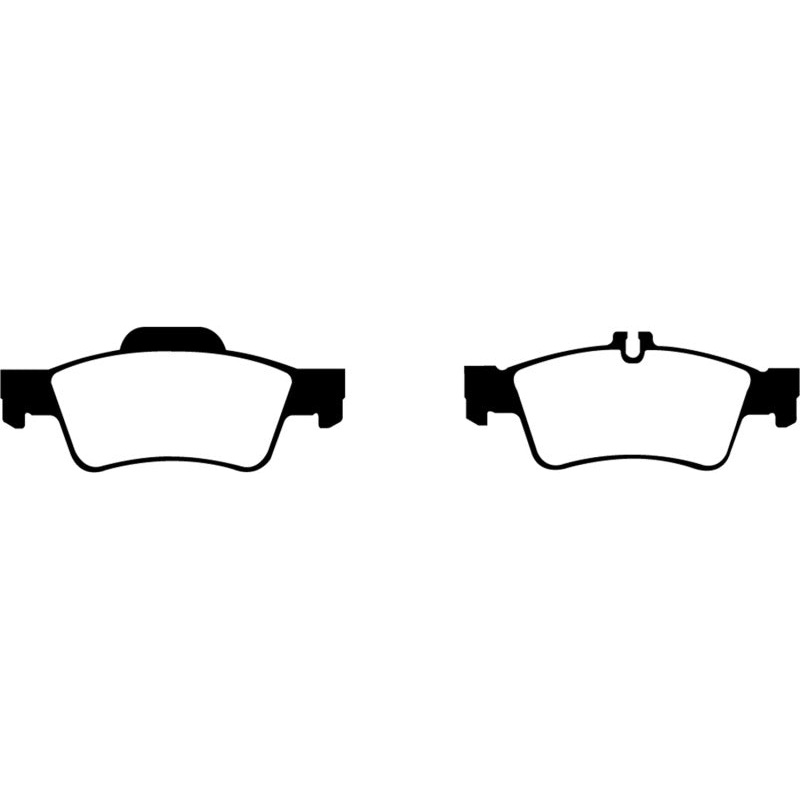 EBC 04-06 Mercedes-Benz CL500 5.0 Redstuff Rear Brake Pads