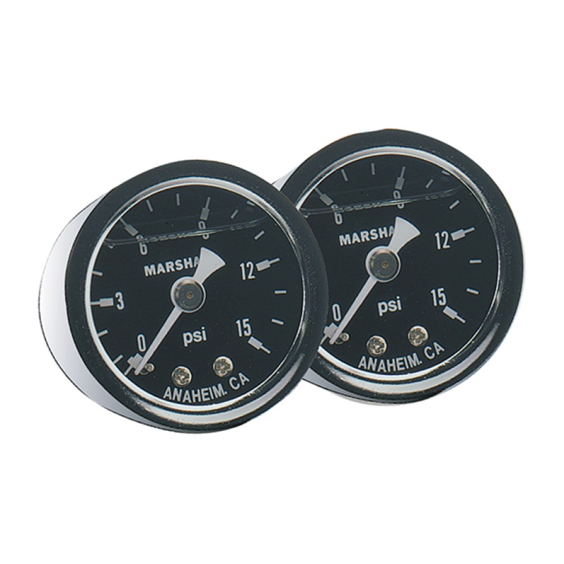 Fragola Fuel Pressure Gauge 0-15 PSI Dry