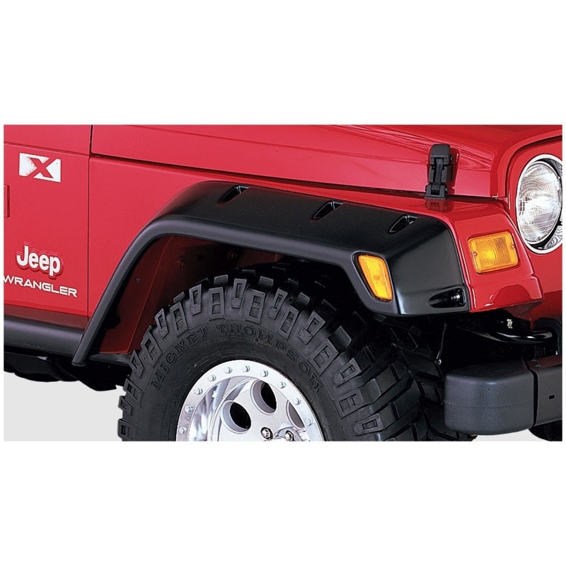 Bushwacker 97-06 Jeep TJ Max Pocket Style Flares 2pc – Black