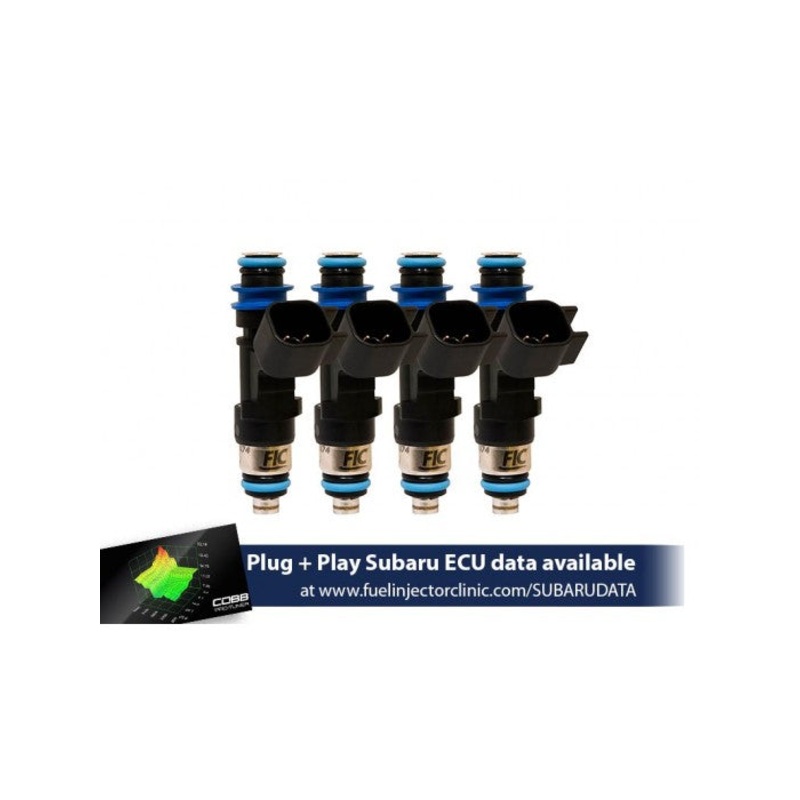 Fuel Injector Clinic (FIC) 650cc Top-Feed Converted Subaru STi (’04-’06) Legacy GT (’05-’06) Injector Set (High-Z)