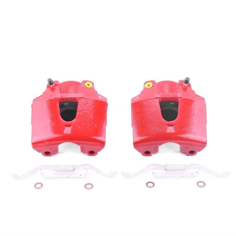 Power Stop 00-02 Dodge Dakota Front Red Calipers w/o Brackets – Pair