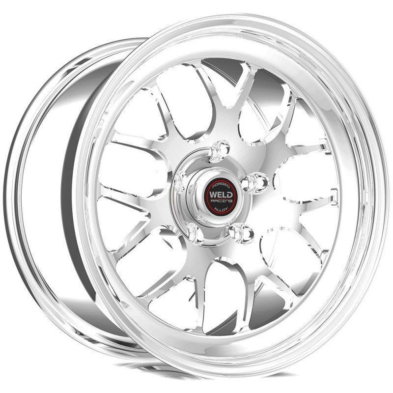 Weld S77 17×11 / 5×115 BP / 6.2in. BS Polished Wheel (High Pad) – Polished Single Beadlock