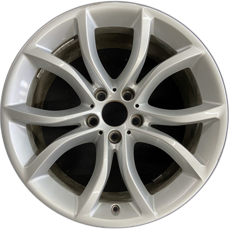 19″ BMW X6 15-17 19×9 alloy 5 spoke V spoke w/o dimples between lugs; 18mm offset Original OEM Wheel Rim
