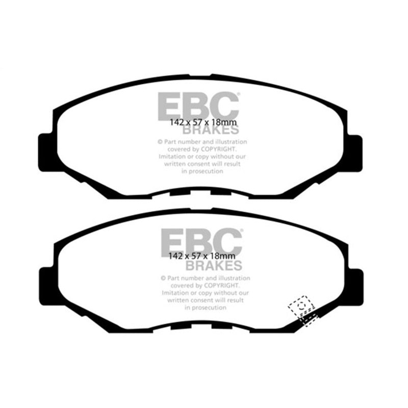 EBC 13-15 Acura ILX 1.5 Hybrid Ultimax2 Front Brake Pads