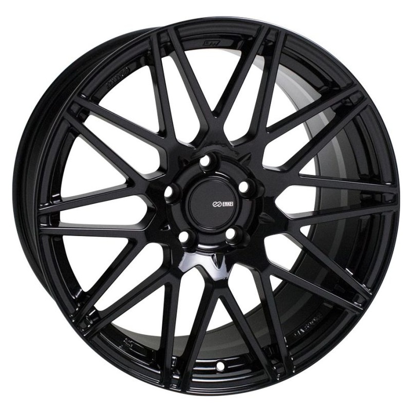 Enkei TMS 17×8 5×114.3 45mm Offset 72.6mm Bore Gloss Black Wheel
