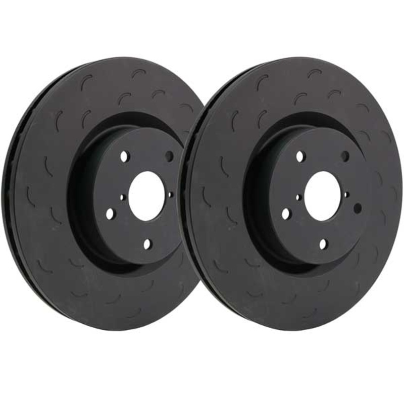 Hawk Talon Slotted Rotors – Pair – Rear