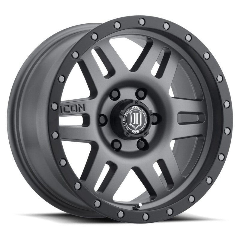 ICON Alloys Six Speed 17″ 5×127 Titanium