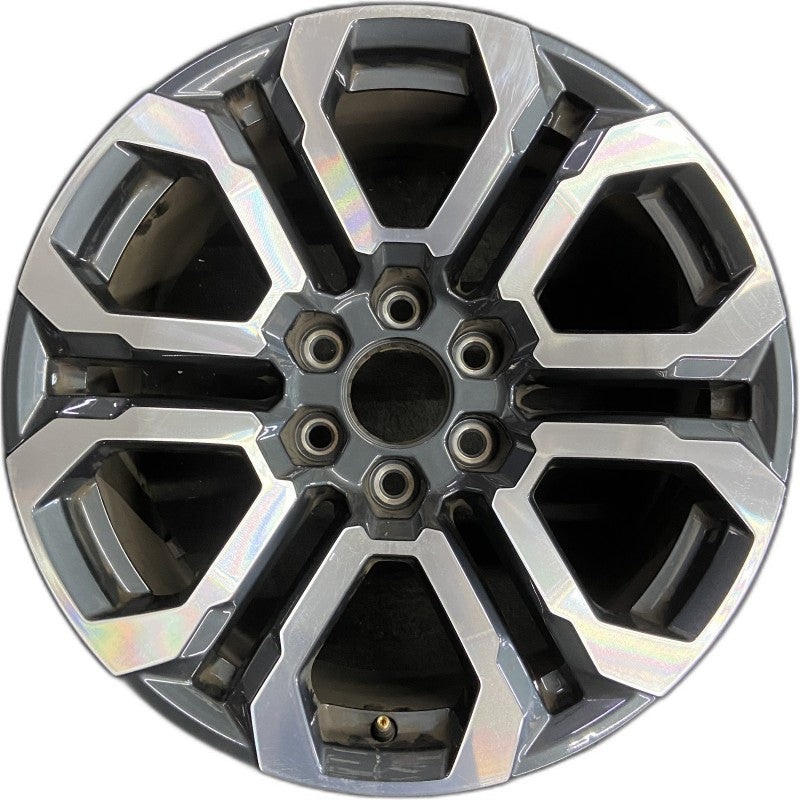 20″ CANYON 23-24 20×9 machined dark gray open spoke opt RD5 Original OEM Wheel Rim