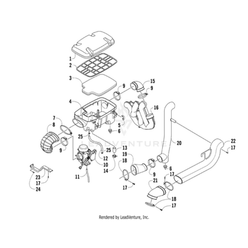 Air Box Bottom by Arctic Cat
