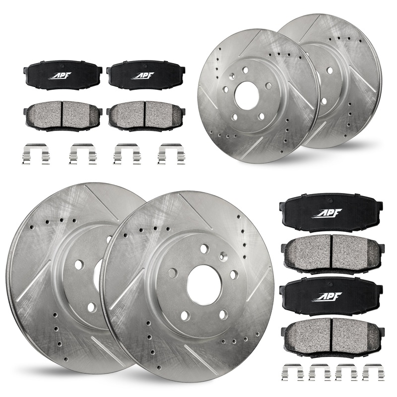APF Full Brake Kit Rotors and Pads for Mitsubishi Eclipse 2001-2005