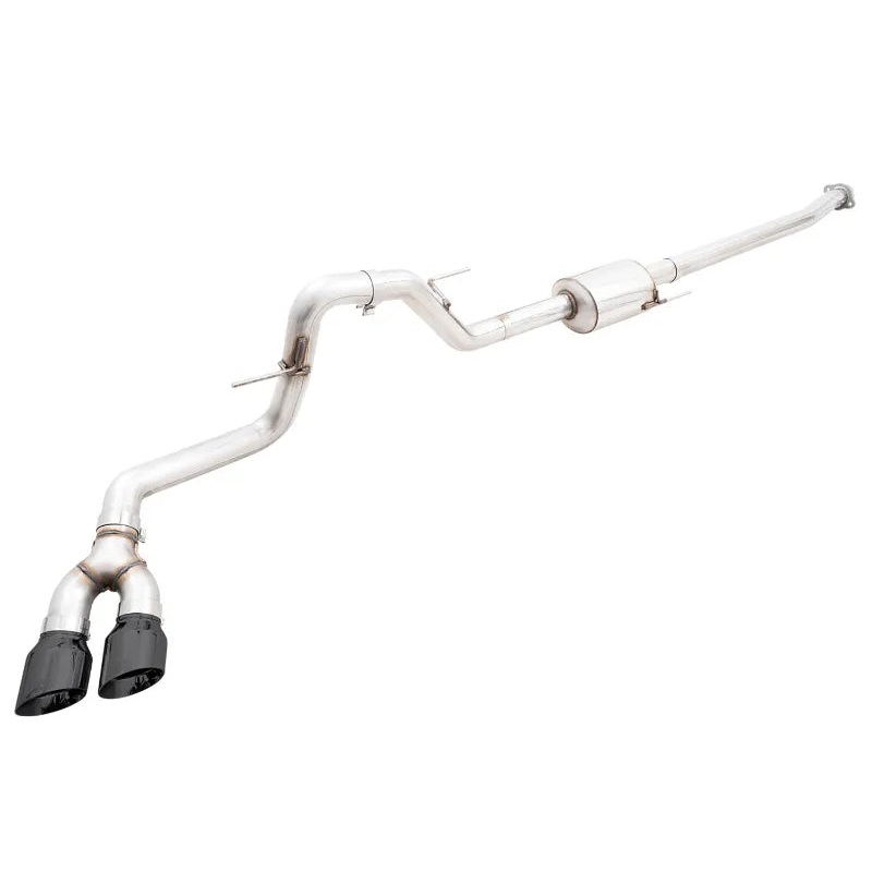 AWE 0FG Dual Side Exit Exhaust for ’21+ Ford F-150 – 4.5″ Diamond Black Tips (3015-23059)