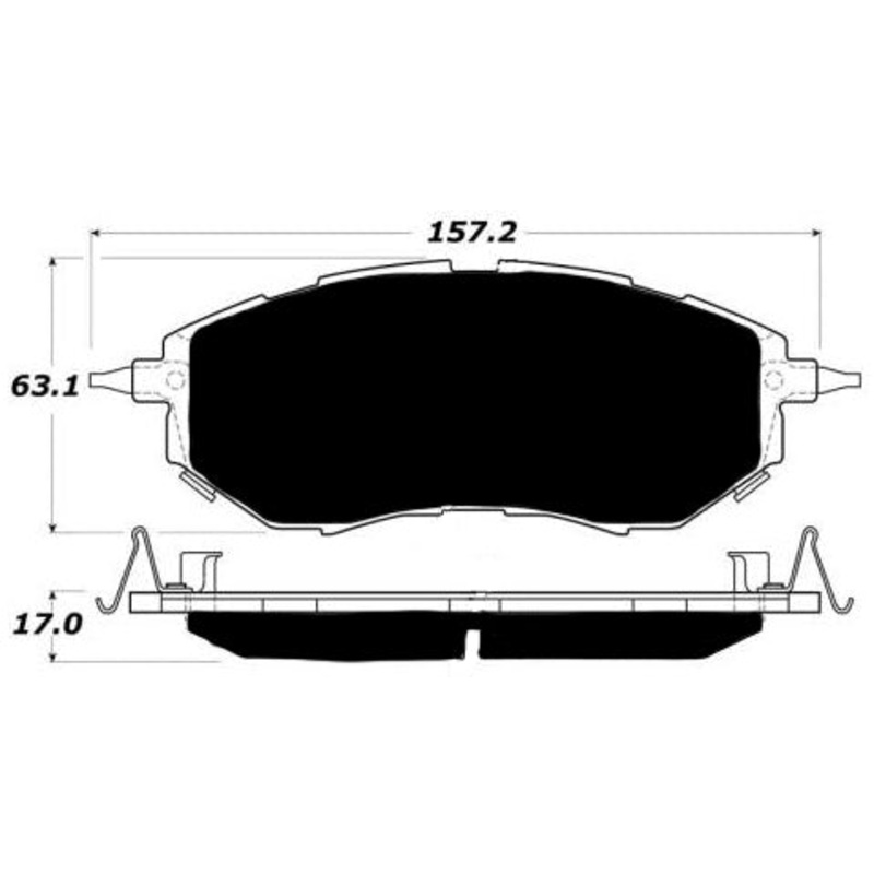 Porterfield Brake Pads for 2016 SUBARU WRX w/ EyeSight Technology
