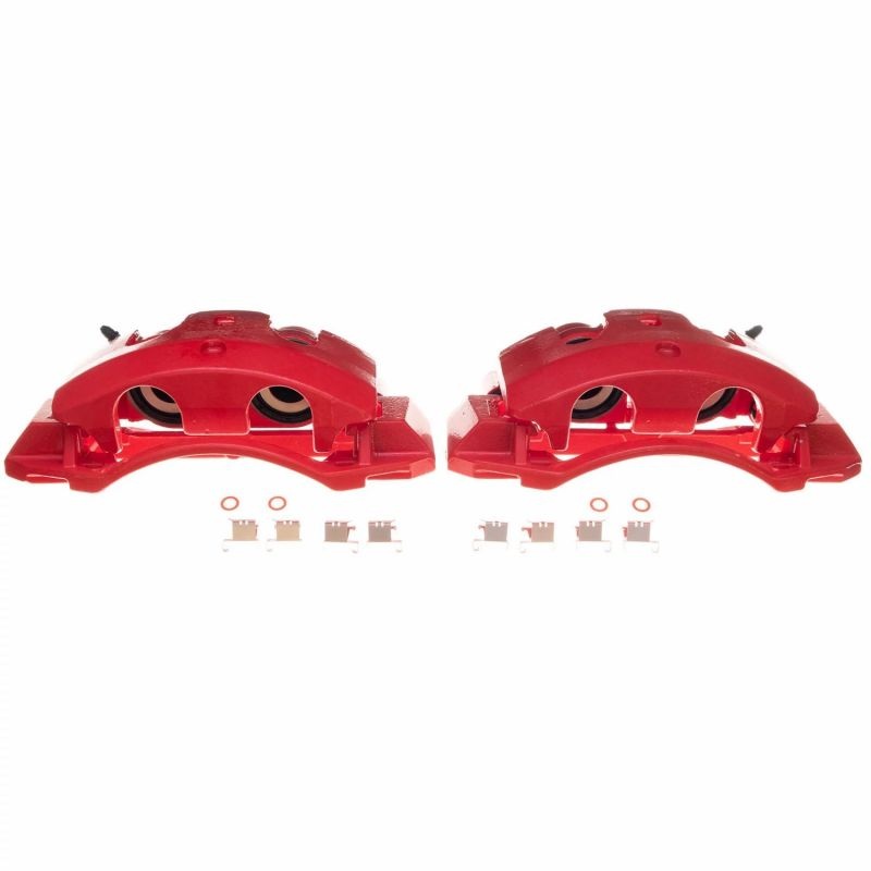 Power Stop 12-16 Nissan NV1500 Front Red Calipers – Pair