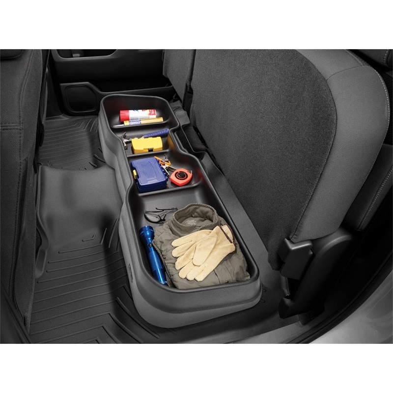 WeatherTech 2009+ Dodge Ram Trucks Quad/Crew Cab (w/ OEM Subwoofer) Underseat Storage System – Black