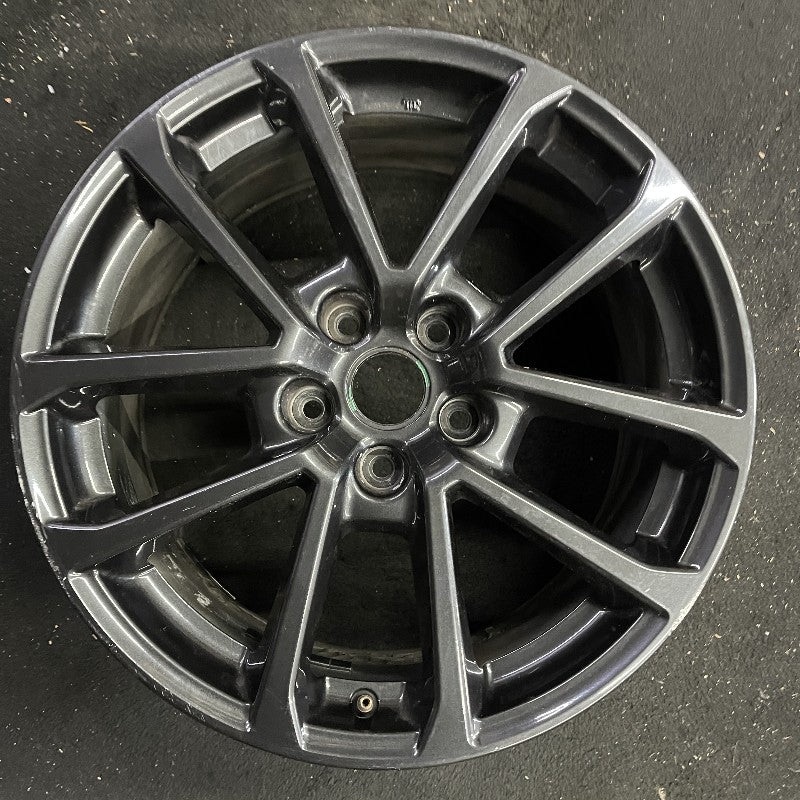 18″ WRX 18 18×8.5 alloy 5 V spoke gunmetal Original OEM Wheel Rim