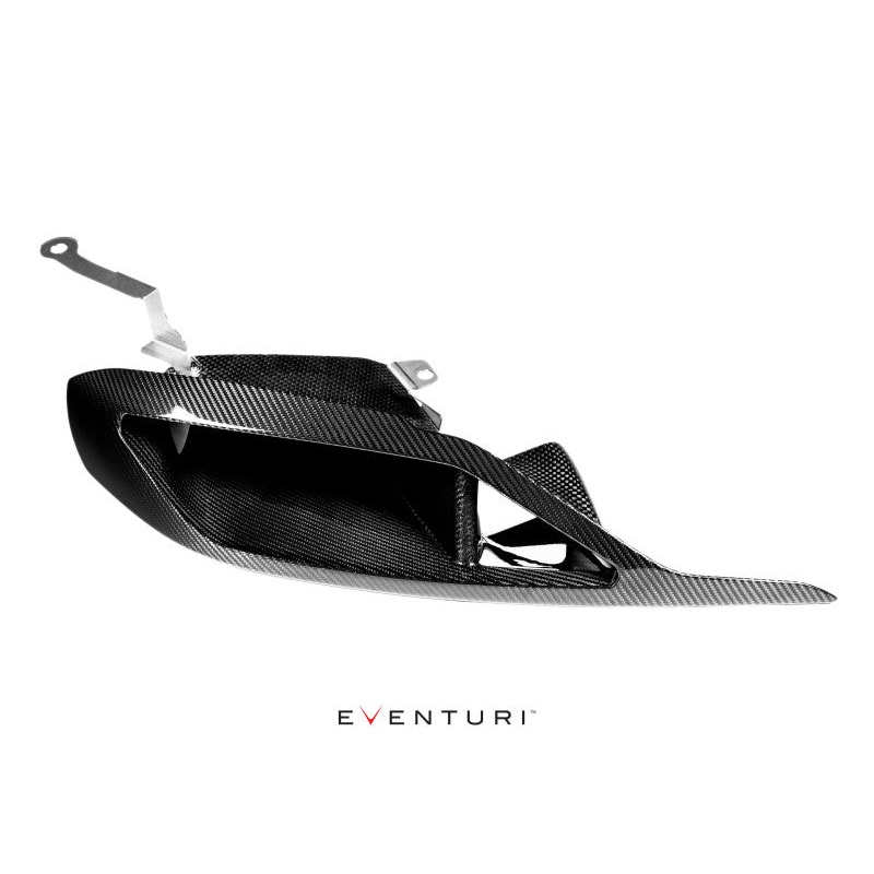 Eventuri Toyota A90 Supra Black Carbon Headlamp Duct