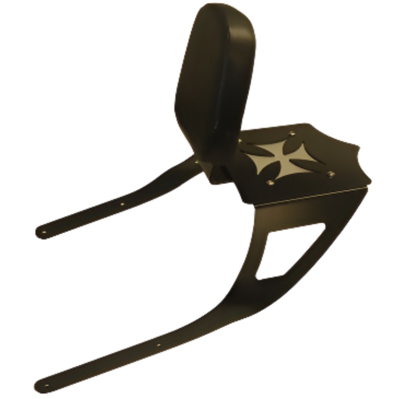 Luggage Rack Cross with Backrest by BDD Customs