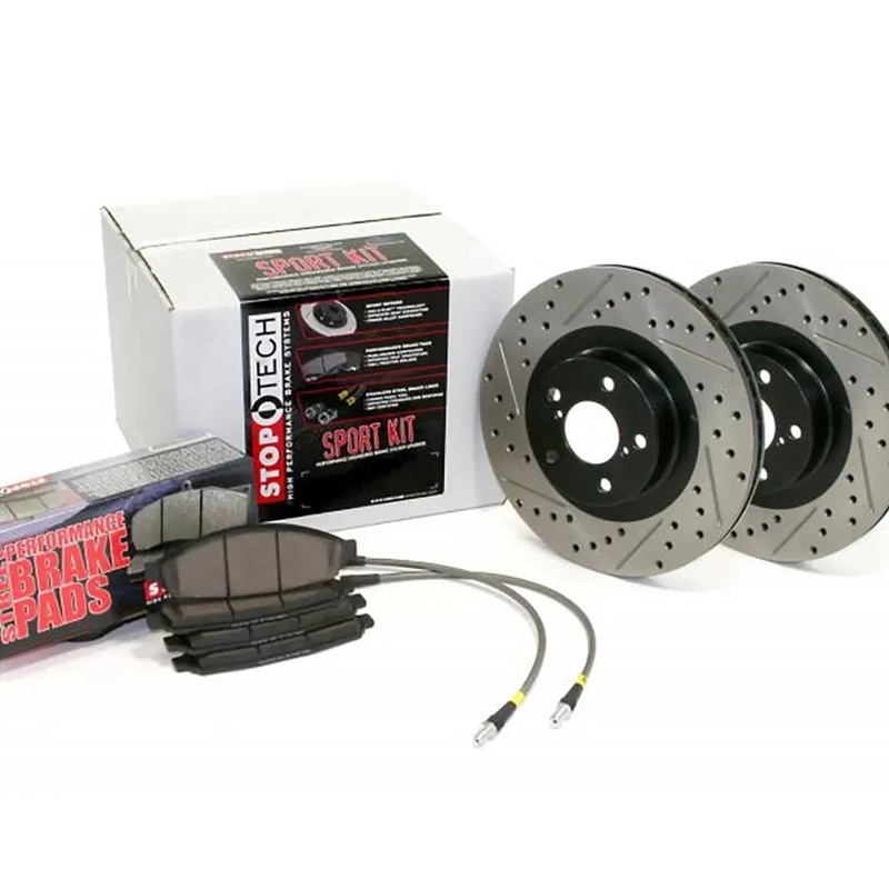 Sport Axle Pack, Drilled & Slotted, 4 Wheel
