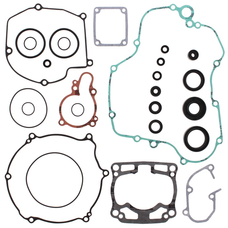 Vertex 811430 Gaskets 03-05 Kawasaki KX125 Complete Gasket Kit w/ Oil Seals