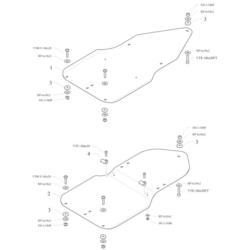 3. 20.0636.18 Birel Rubber Washer for Panel Mount