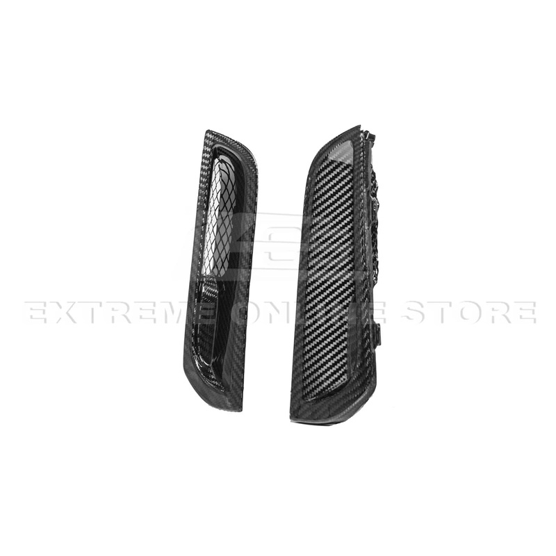 Extreme Online Store [23-25 GR Toyota Corolla] Carbon Fiber Front Bumper Hol Grille | GRILL-688-BKCF