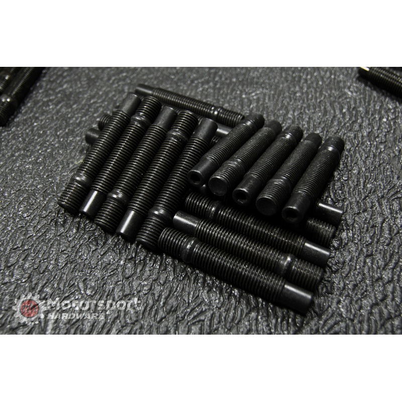 Motorsport Hardware – 82mm Black Race Stud Kit 121.5