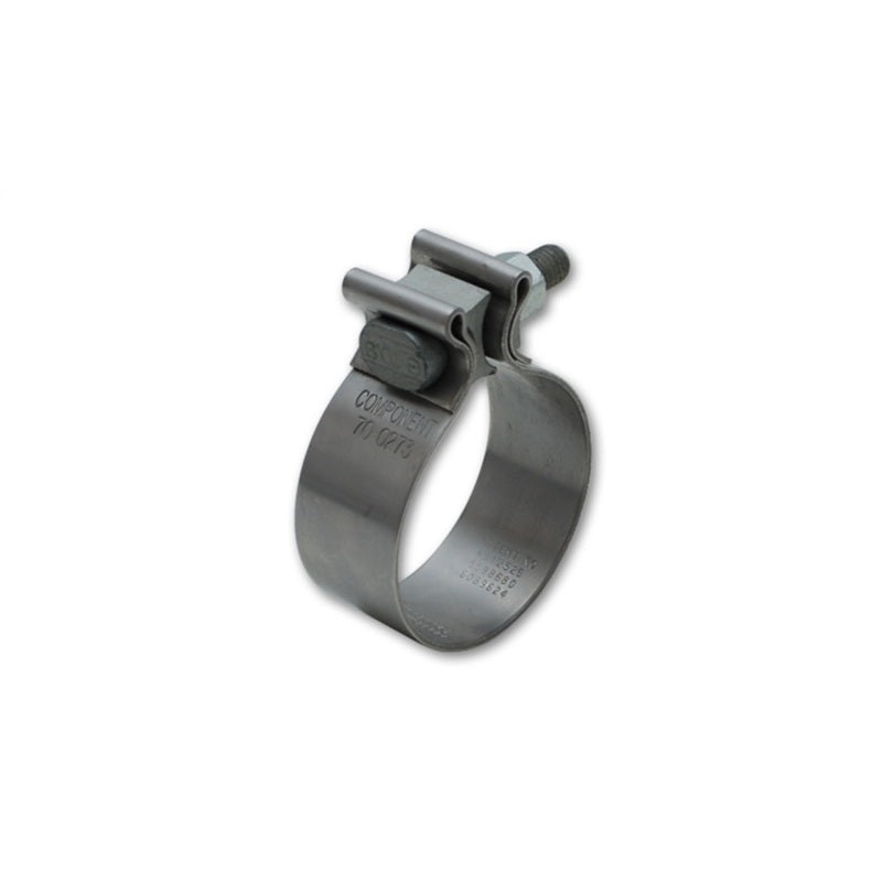 Vibrant SS Accuseal Exhaust Seal Clamp for 2in OD Tubing (1in wide band)