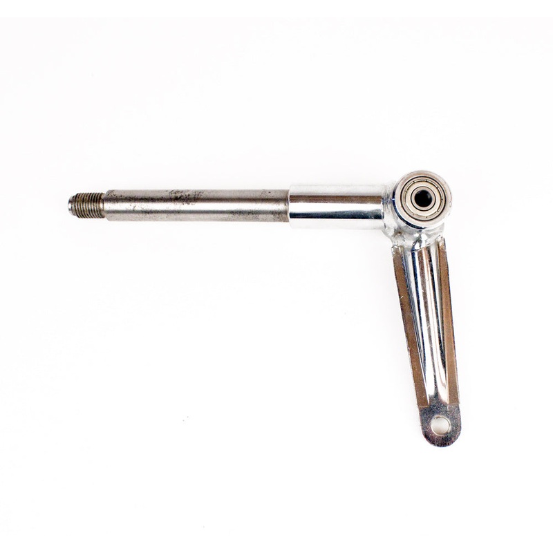 1. 10.6221.00 Birel Spindle Assembly, 12 Degree, 140mm Long, 17mm Shaft, Left Hand