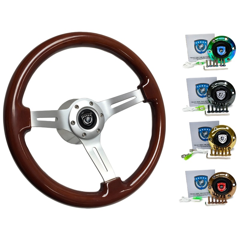 1999+ Volkswagen Golf Steering Wheel Kit | Mahogany Wood | ST3027S