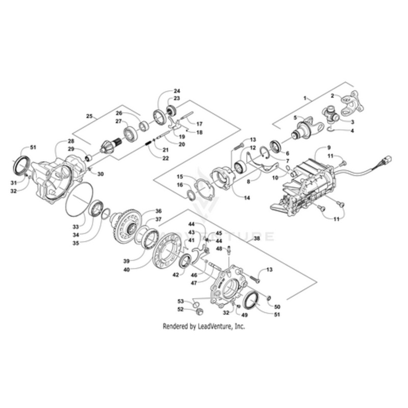 Gearcase Cover (Inc. One No. 32 39-50 And One No. 51) by Arctic Cat