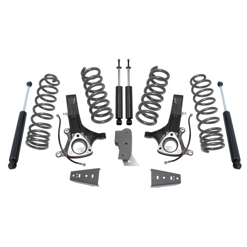 MaxTrac 09-18 RAM 1500 2WD 5.7L V8 Hemi 7in/4.5in MaxPro Spindle Lift Kit w/MaxTrac Shocks