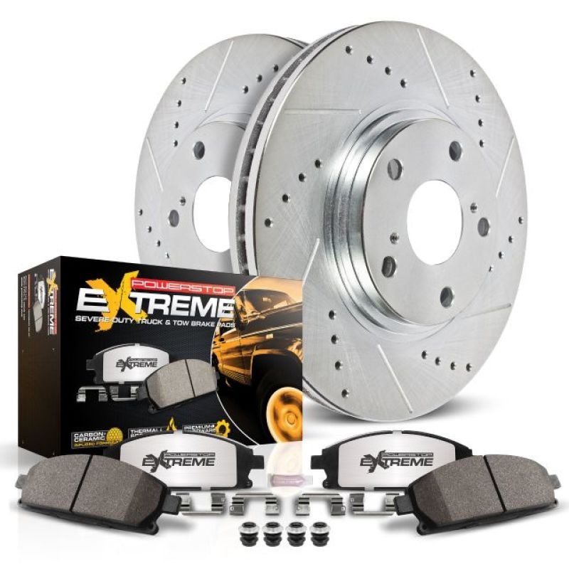 PowerStop Power Stop 15-19 Land Rover Discovery Sport Front Z36 Truck & Tow Brake Kit