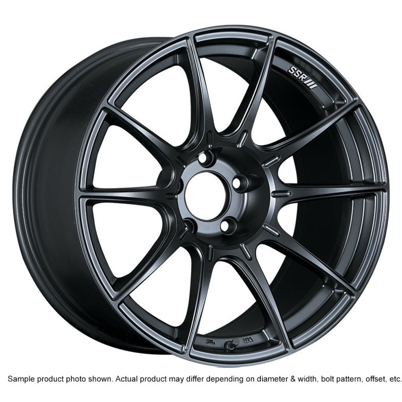 SSR GTX01 18×10.5 5×114.3 22mm Offset Flat Black Wheel G35 / 350z / 370z