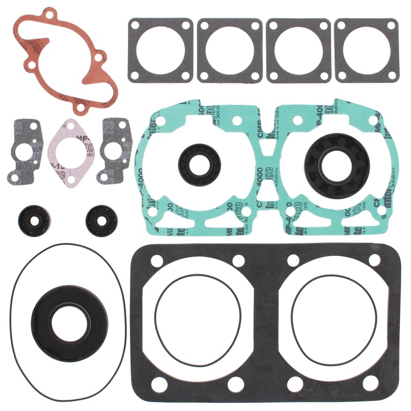 Vertex 711177B Gaskets 1990 Ski-Doo Formula Mach 1 Complete Gasket Kit w/ Oil Seals