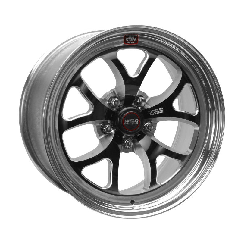 Weld S76 17×9.5 / 5x120mm BP / 6.7in. BS Black Wheel (High Pad) – Non-Beadlock