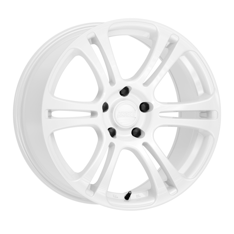 Kansei K16W Neo 18×9.5in / 5×100 BP / 22mm Offset / 73.1mm Bore – Gloss White Wheel