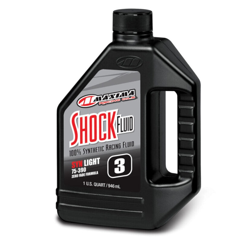 Maxima Performance Auto Racing Shock Fluid Light 75/390 3wt – Quart