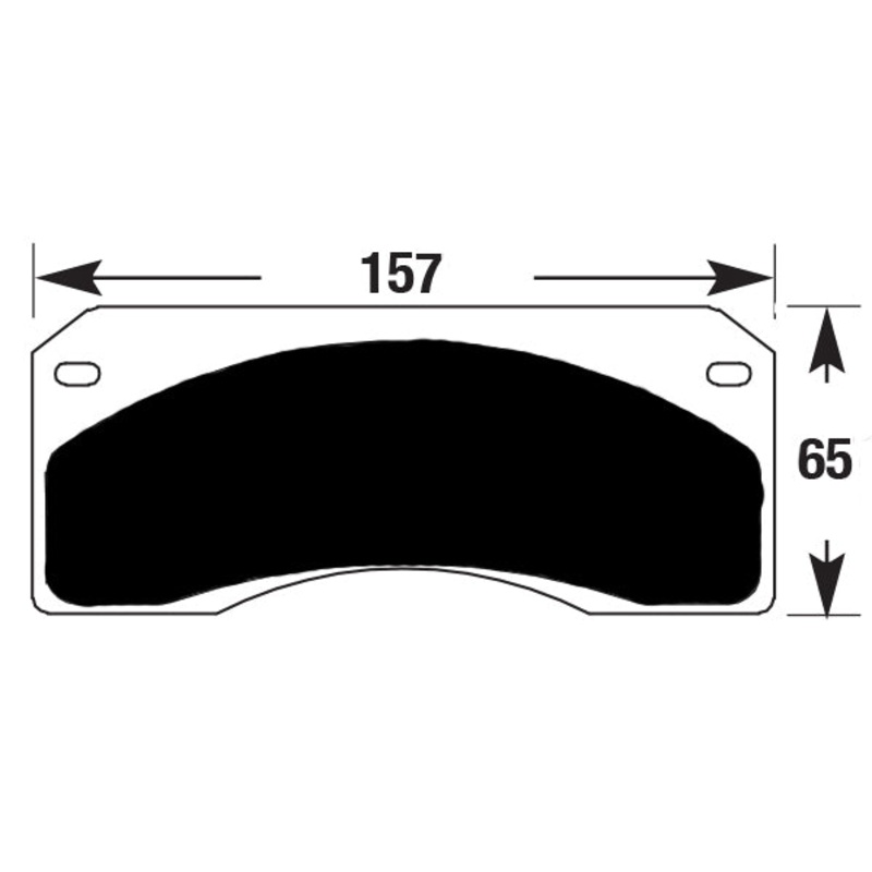 Porterfield Brake Pads for 1976 CHEVROLET CORVETTE Dual Pin