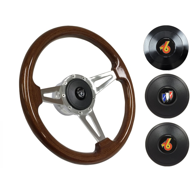 1967-68 Buick Steering Wheel Kit | Mahogany Wood | ST3078