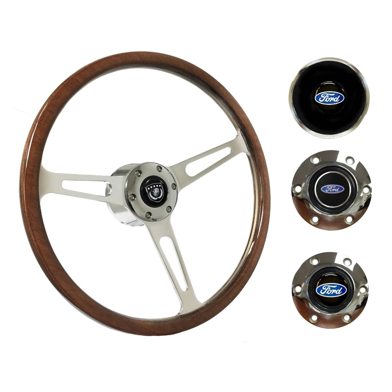 1968-78 Ford Fairlane Steering Wheel Kit | Deluxe Walnut Wood | ST3554