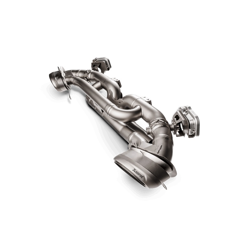 Akrapovic 2019+ Porsche 911 Carrera (992 w/Sport Exhaust) w/OPF/GPF Slip-On Line (Titanium)