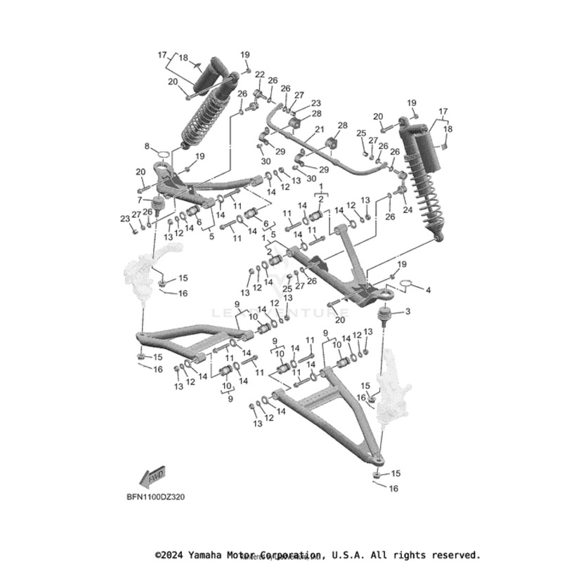 Front Upper Arm by Yamaha