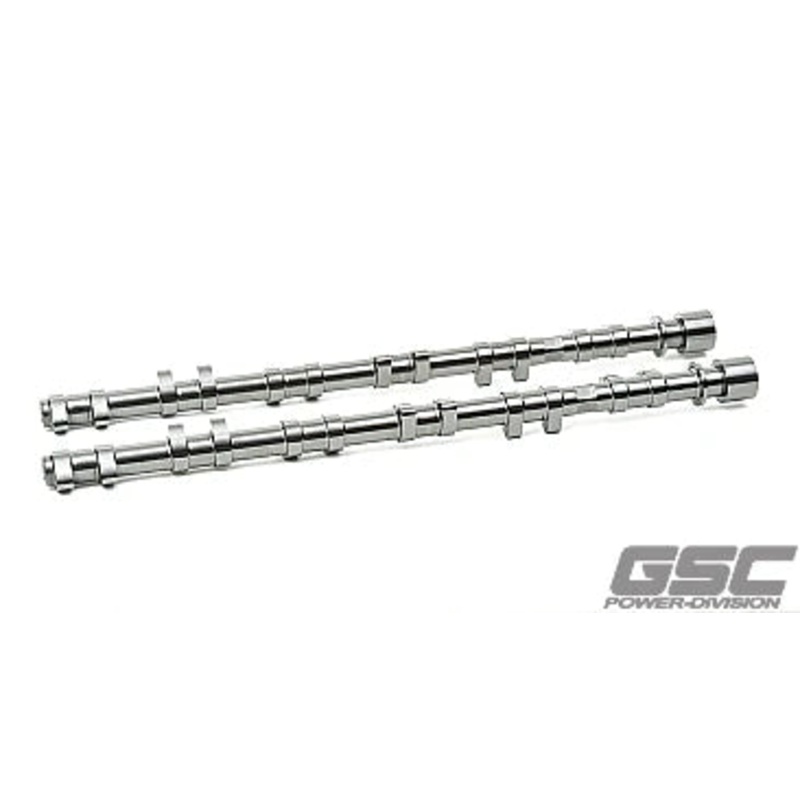 GSC Cam Set. Use with Upgraded Turbos, 700-1400WHP. Upgraded Springs required Road Race/Drag/ Street (NO HEAD MOD REQUIRED) Nissan RB26DETT R32/R33